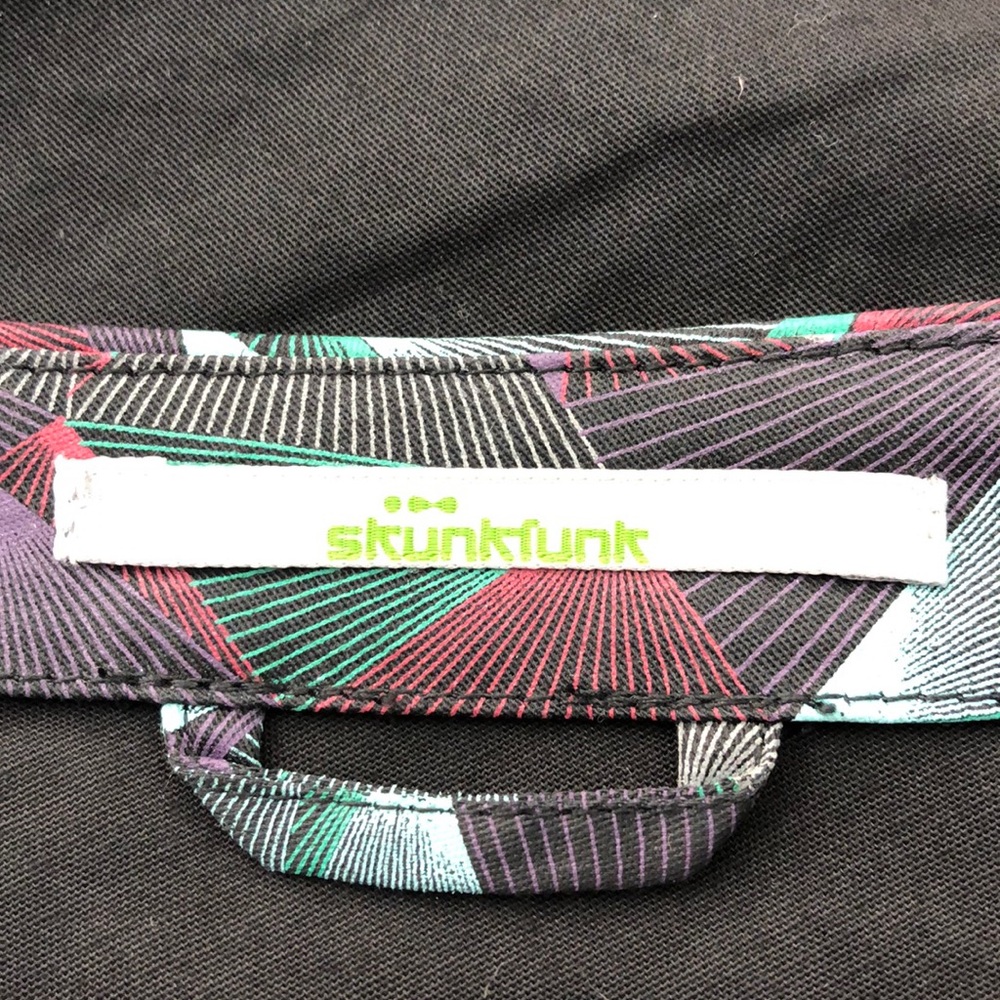 Skunkfunk Black Prism Abstract Pattern Dress - image 8